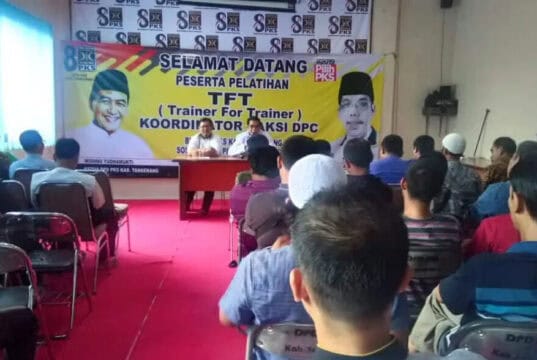PKS Kabupaten Tangerang, Adakan Pelatihan TFT Saksi
