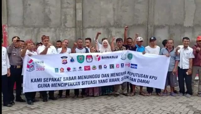 Pasca Pemilu 2019, Komponen Masyarakat Cijoro Lebak Deklarasi Damai