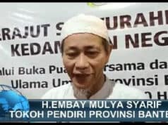 Terkait Isu People Power, H. Embay Ajak Masyarakat Banten Jaga Persaudaraan
