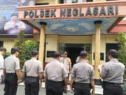 Polsek Neglasari Gelar Apel Pasukan Pengamanan Aksi Masa 22 mei