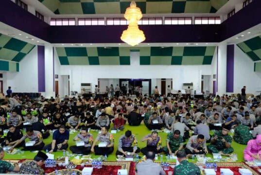 TNI-Polri Tangerang Buka Puasa Bareng Wartawan