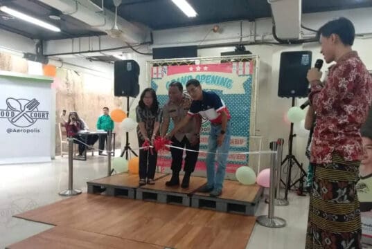 Kapolsek Neglasari Hadiri Grand Opening Food Court Aeropolis
