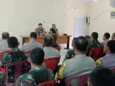 Sinergitas TNI-POLRI, Kapolsek Jatiuwung Gelar Tatap Muka Dengan Danramil 06/JTU
