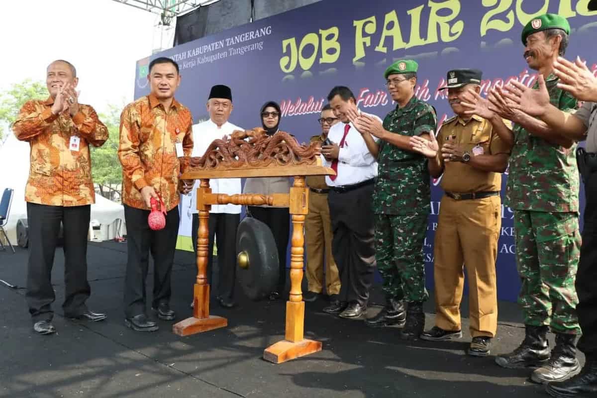Wabup Tangerang Buka Job Fair 7.425 Loker Disiapkan