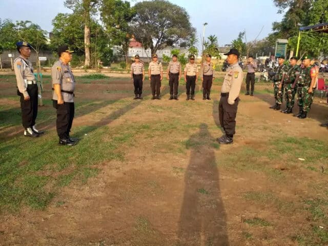 Pimpin Apel Pasukan Pengamanan Pilkades 2019, Ini Pesan Kapolsek Curug