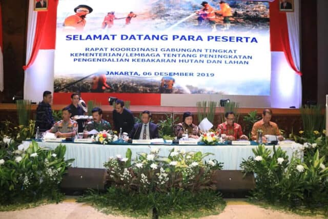 Rakorsus Kementerian/Lembaga Hasilkan Strategi Penanganan Potensi Karhutla Tahun 2020