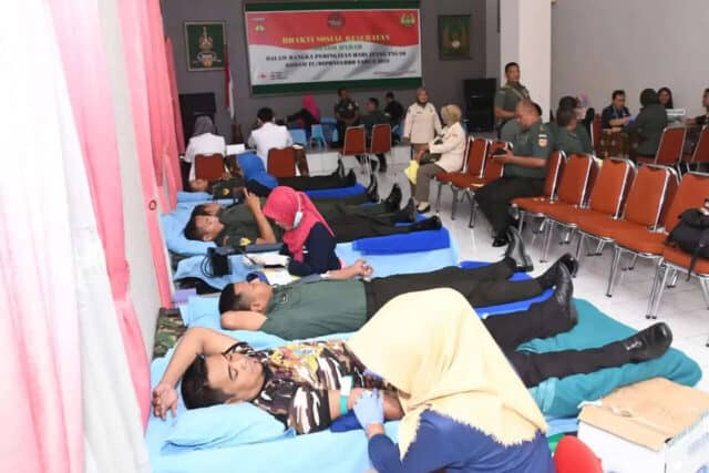 Sambut Hari Juang TNI AD, Kodam IV Gelar Donor Darah