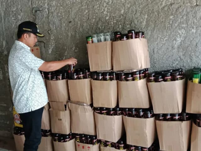 Polsek Curug Gerebek Toko Agen Miras