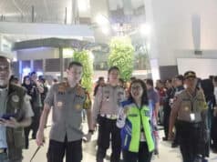 Kapolresta Bandara Soetta, Sambut Kedatangan Penumpang Pertama Tahun Baru 2020