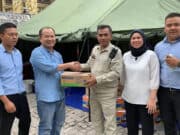 Bantu Korban Banjir, Sekertaris DPC Gerinda Kota Tangerang Buka 4 Dapur Umum