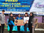 Melalui Posko Peduli Bencana Banjir JTR, PT Softex Indonesia Serahkan Bantuan Untuk Korban Banjir