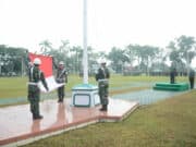Korem 071/Wk Gelar Upacara Bendera Awal Tahun 2020