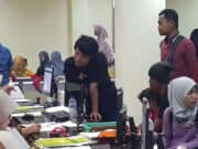 Ridho jalani pemeriksaan Lab di RSUD Tangerang