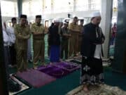 Bupati Zaki Bersama PCNU Gelar Sholat Ghoib
