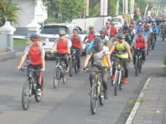 Perkokoh Sinergitas dan Soliditas, TNI-Polri Banyumas Gowes Bareng