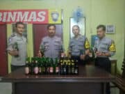 Hiburan Malam Dihentikan, Puluhan Miras di Sita.