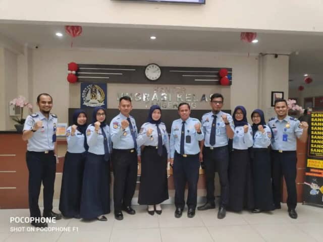 Target WBK/WBBM, LPKA I Tangerang Kirim Tim Studi Banding di Imigrasi Tangerang