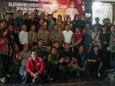 Jalin Silaturahmi, Kapolres Tangerang Selatan Tatap Muka Bersama Insan Pers