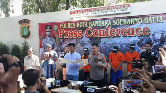 Terlibat Penjualan BPKB Hasil Curian, Empat Orang Diringkus Polisi Bandara
