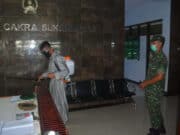 Kantor Korem 071/Wijayakusuma di Semprot Disinfektan