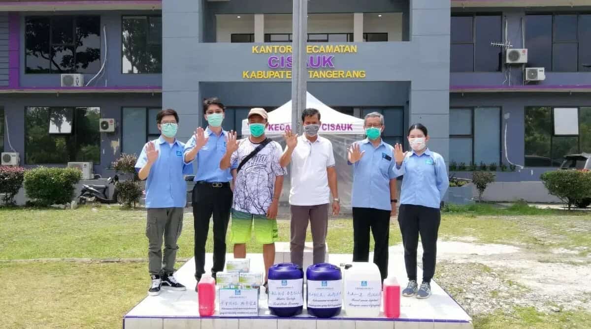 Cegah Corona, CSCEC Sumbang Perlengkapan Pencegahan Covid-19