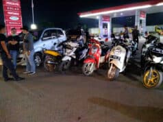 Operasi Gabungan, Polsek Cisoka Amankan Puluhan Sepeda Motor