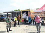 Tekan Harga Gula, Satgas Pangan Polres Cilegon Tinjau Pelaksanaan Pasar Murah