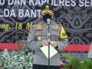 Kapolda Banten Pimpin Sertijab PJU dan Kapolres Serang Kota