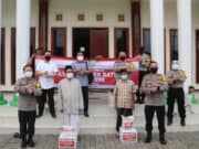 Batalion Parama Satwika Akpol 1998 Gelar Baksos di Cikupa