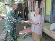 Korem 071/Wk Salurkan Zakat Kepada Fakir Miskin dan Kaum Dhuafa