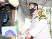 Polri Peduli Covid-19 , Salurkan Bantuan Baksos di Kp Cipeucang