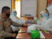 Antisipasi Penyebaran Covid-9, Polsek Cisauk Gelar Rapid Test