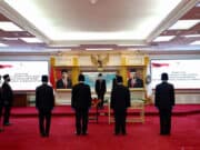Mendagri Lantik Sejumlah Pejabat Pimpinan Tinggi Madya Kemendagri dan BNPP