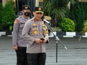 Waka Polda Banten Cek Kesiapan Personil Pengamanan Malam Tahun Baru