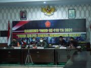 Danrem 071/Wijayakusuma Ikuti Vicon Aster Kasad, Jelang TMMD Ke-110 Tahun 2021