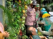 Polsek Jatiuwung Bersama 3 Pilar dan Tim Medis Melakukan Tes Swab Warga Pemudik