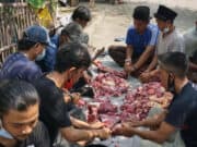 Idul Adha 1442 H, Jurnalis Pantura Berbagi Daging Qurban