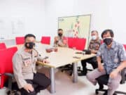 Sambangi PT. BSM, Kapolsek Panongan Tekankan Protokol Kesehatan