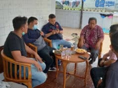 Kanit Intelkam Polsek Panongan Monitoring Situasi Pasca Pungutan Suara di Desa Ranca Kelapa