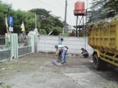 Jaga Kebersihan, Camat Gunung Kaler Gelar Kerja Bakti Jumsih