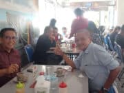Ketua DPW PAN Jambi HA Bakri HM (kiri).