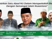 Lajnah Dakwah Islam Nusantara akan Menggelar Peringatan Satu Abad NU dan Pelantikan Koordinator LADISNU Jabar