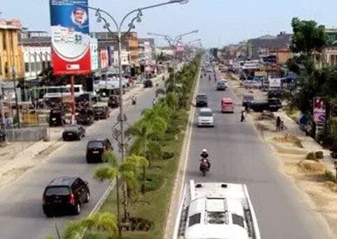 Kota Pangkalan Kerinci, Provinsi Riau, aman dilalui.