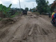 Beginilah kondisi kerusakan ruas Jalan Provinsi Jambi di Kabupaten Tanjung Jabung Timur yang menghubungkan Lambur II - Rantau Rasau - Nipah Panjang. Poto/Pelita.Co/ist