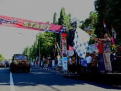 Bupati Lepas Puluhan Peserta IDOP Ke 4 di Depan Pendopo Kabupaten Purworejo
