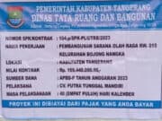 Disorot LSM, Kegiatan Betonisasi Sarana Olahraga Kelurahan Bojong Nangka Diduga Terindikasi Korupsi