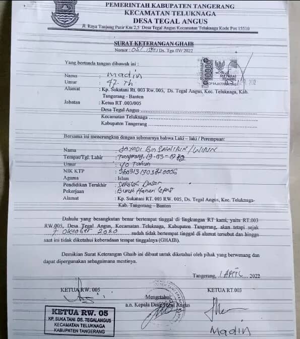 Terungkap, Skenario Warga Desa Tegal Angus Gugat Cerai Suaminya Gunakan Keterangan Ghoib Desa Aspal