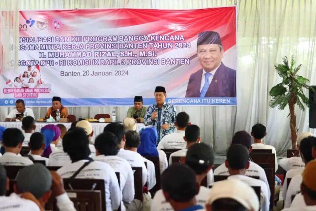 Muhammad Rizal Bareng BKKBN Banten Paparkan Pentingnya Cegah Stunting di Neglasari