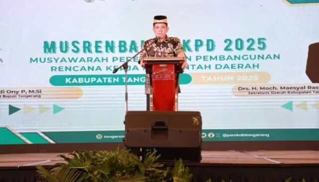 Buka Musrenbang RKPD, Pj Bupati Tangerang Harapkan Program Pembangunan Berdampak bagi Masyarakat