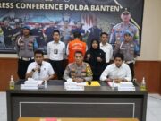 Polda Banten Gelar Press Conference Tindak Pidana Korupsi Pembangunan Jalan Akses Pelabuhan Warna Sari Tahap 2